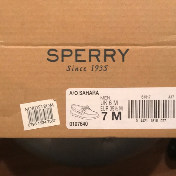Men’s sperrys’s size 7M New in box - Picture 3 of 3